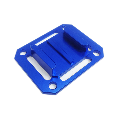 Camera Mount | CNC Aluminium Square Universal Buckle Mount | Blue